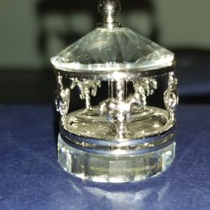 Swarovski Crystal Merry-go-round Figurine